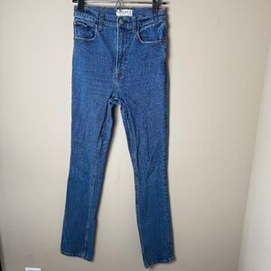 Abercrombie & Fitch 90s Slim Straight Ultra High Rise Jeans Womens 26 2 Denim